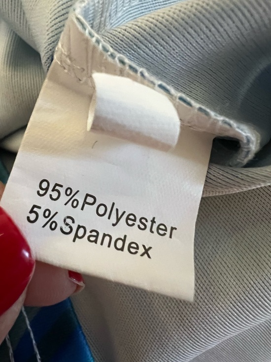 Unbranded Small Blue Psychedelic Halter Cutout Mini Dress Rave Festival - Picture 5 of 7